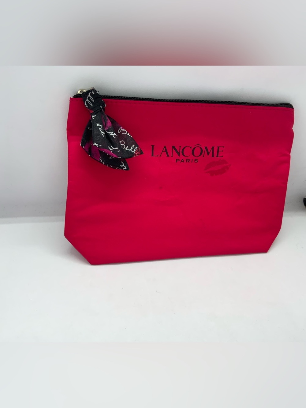 LANCÔME Pink Cosmetic Pouch - Elegant Travel Bag